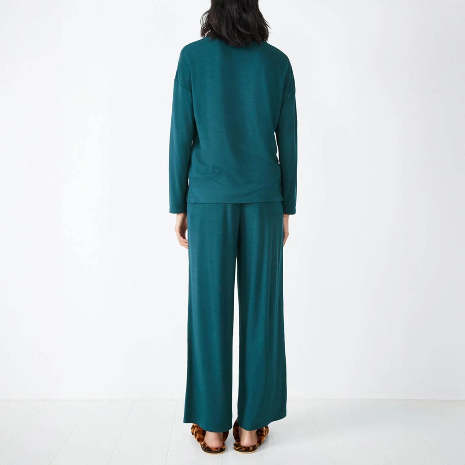Hush Teal Nox Henley PJ Set 5 Hush Teal Nox Henley PJ Set - Image 3